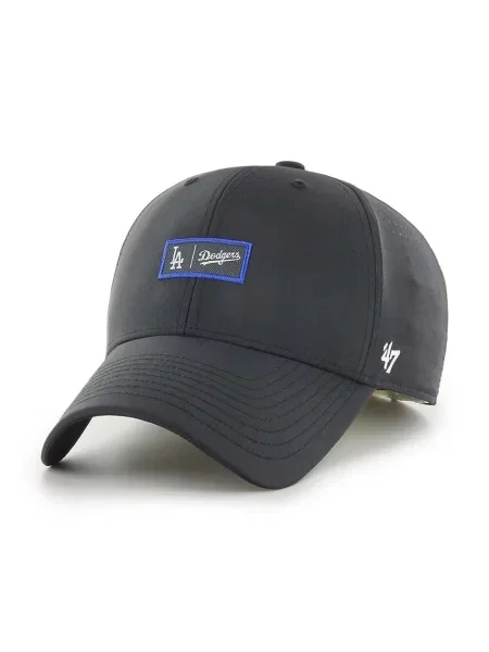 Шапка с козирка 47 brand MLB Los Angeles Dodgers с апликация черно