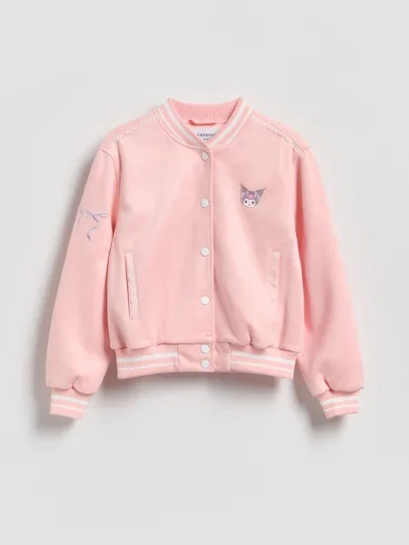 Reserved Bunda bomber Kuromi pastelově růžová