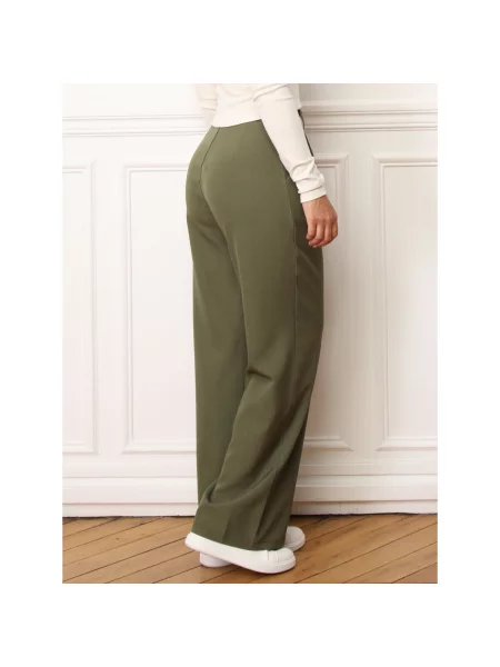 Hlače La Modeuse kaki