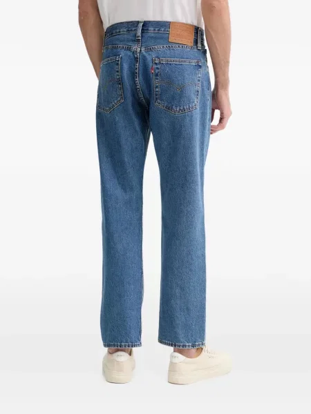 Blugi cu picior larg Levi's® de catifea cord albastru