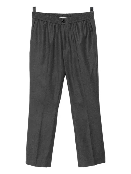 Pantaloni Ami Paris de lână gri