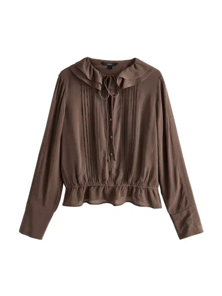 Next Bluză maro roz