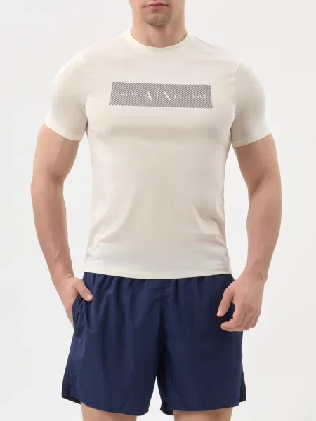 Футболка Armani Exchange бежева
