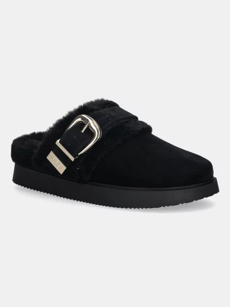Steve Madden papuci de casă Cozy Up negru
