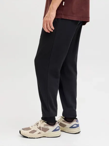 Jack & Jones Plus Pantaloni JPSTGORDON negru alb