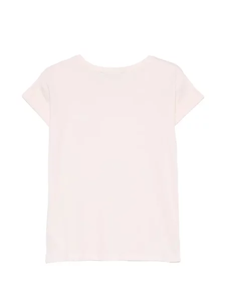 Scurt tricou Barbour cu autograf roz