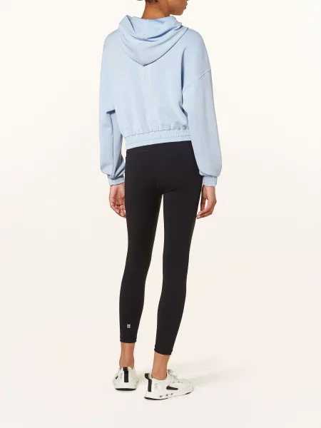 Sweaty Betty Mikina S Kapucí Sand Wash tmavě modrá