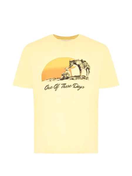 Tricou One Of These Days cu imagine galben