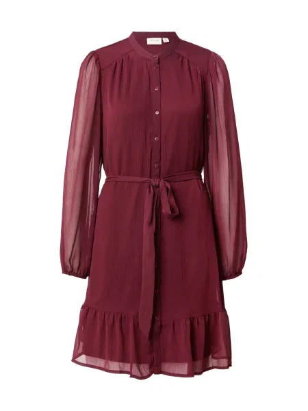 VILA Dolga srajca VIFalia ciklama