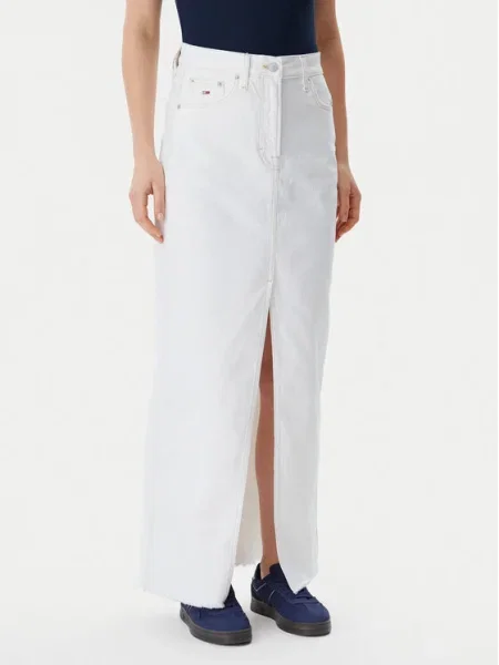 Tommy Jeans Szoknyák CLAIRE farmer fehér