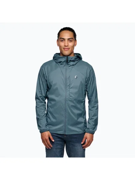 Jachetă softshell pentru bărbați Black Diamond Alpine Start albastru creek negru