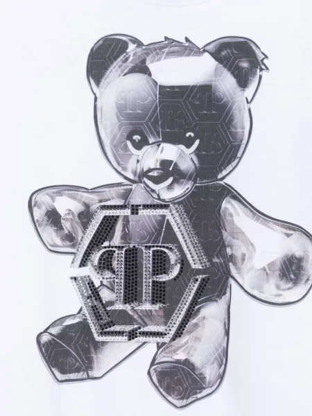 Koszulka dziecięca Philipp Plein biała