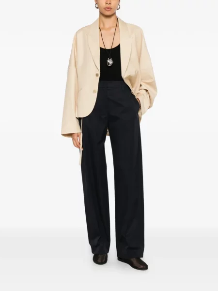 Pantaloni Jil Sander albastru