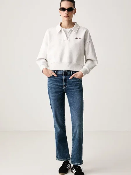Guess Jeans tričko dámske s elastanom biela