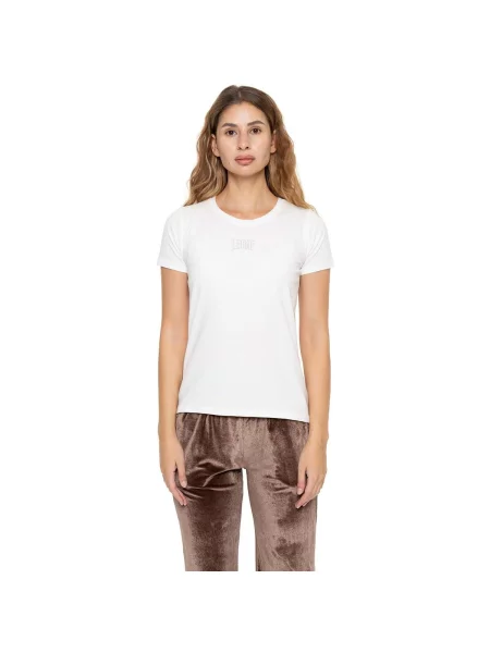 Scurt tricou Leone 1947 cu mâneci scurte alb