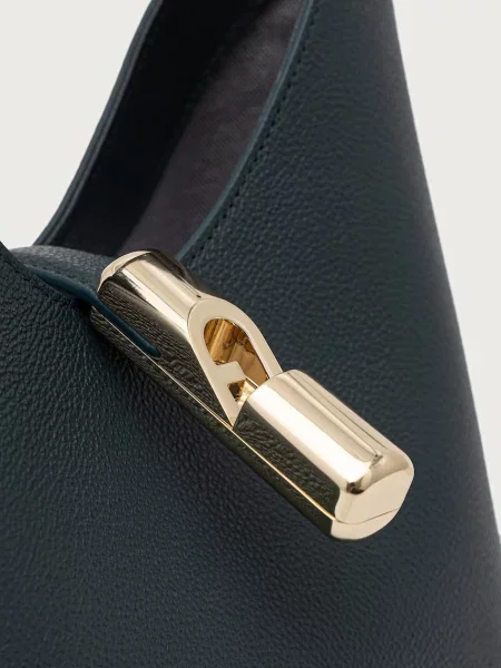 Кожаная сумка хобо Furla
