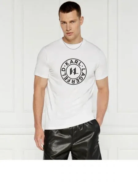 Karl Lagerfeld Tricou alb