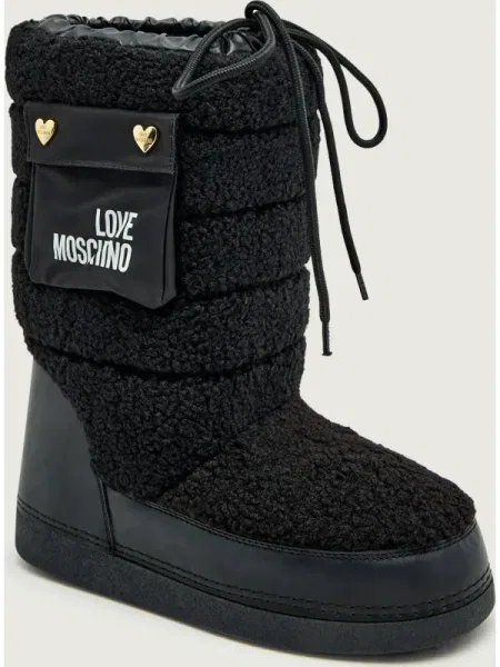 LOVE MOSCHINO Cizme de zăpadă negru