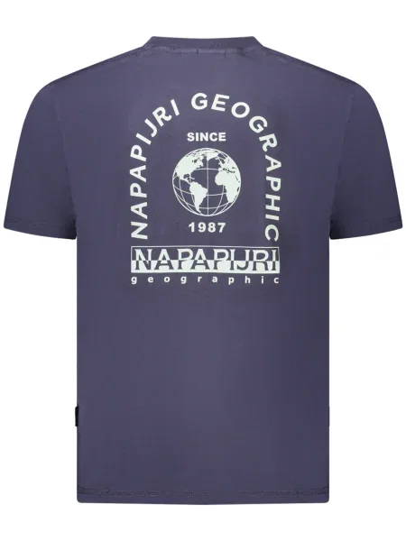 Tricou Napapijri scurt albastru