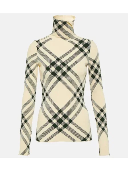 Heláncă Burberry în carouri alb