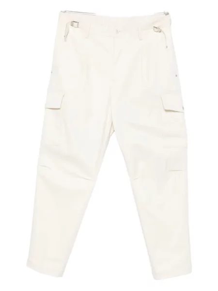 Pantaloni cargo Moncler alb