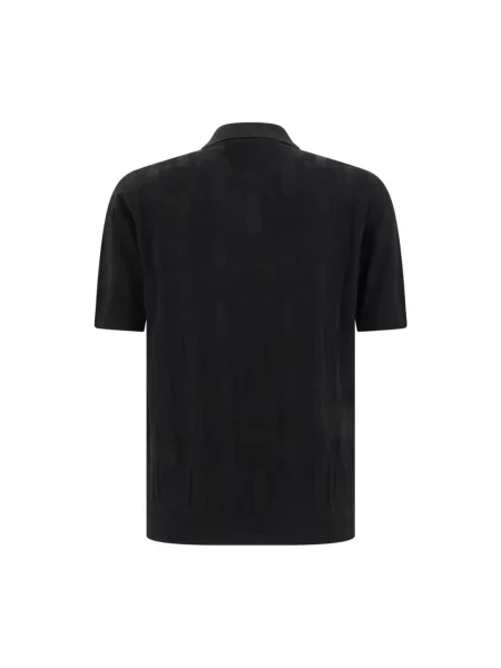 Koszulka polo Dolce And Gabbana z nadrukiem czarna