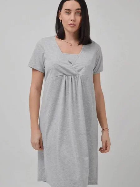 Женское домашнее платье сіра