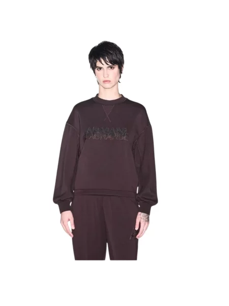Bluza Armani Exchange brązowa