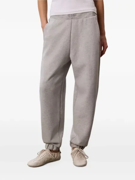 Τρέξιμο παντελόνι Calvin Klein με κέντημα γκρι