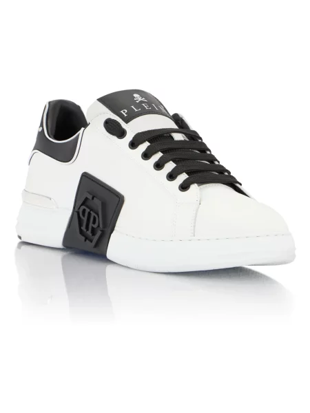 Sneakersy Philipp Plein skórzane białe