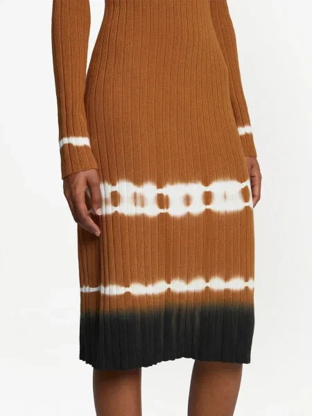 Πλεκτή κοστούμι μίντι φόρεμα Proenza Schouler White Label με μήκος μέχρι το γόνατο λευκό