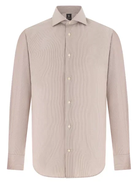 Boggi Milano Srajca temno bež bela