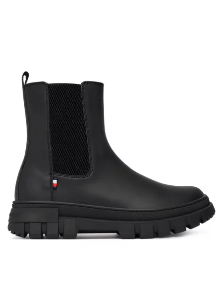 Polokozačky Tommy Hilfiger S černá