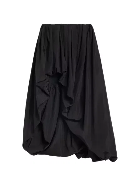 Tafta ușor fustă Jil Sander negru