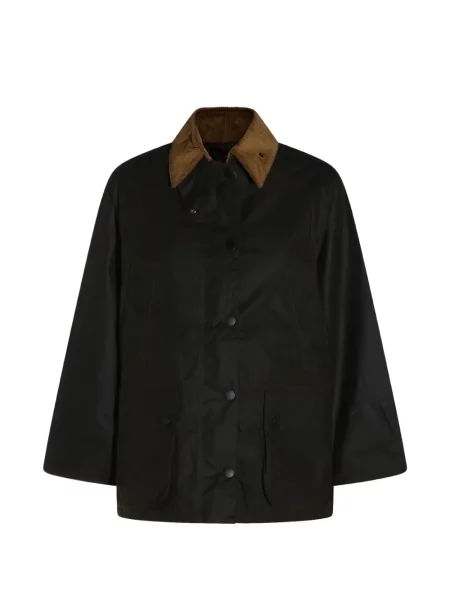 Gulerat ceruit geacă Barbour de catifea cord maro