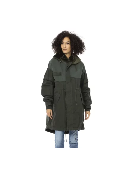 Długa parka Mr&mrs Italy zielona