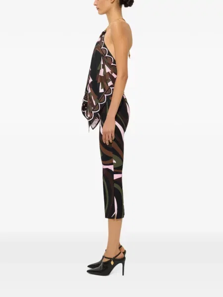 Pantaloni Pucci cu imagine negru