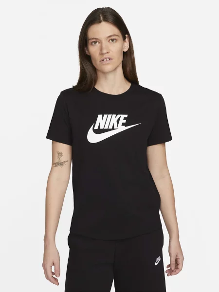 NIKE Футболка спортивна Без підкладки чорний