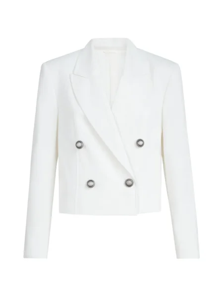 Sacou Brunello Cucinelli lung alb