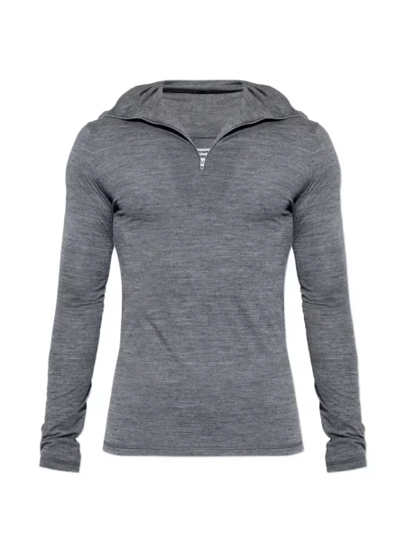 Lung pulover Jil Sander gri