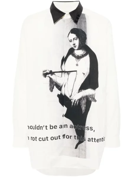 Cămașă Yohji Yamamoto alb