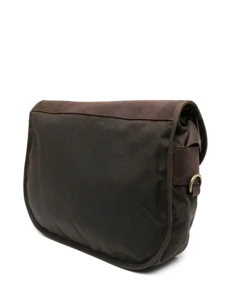 Geantă Barbour din piele verde