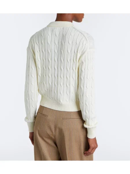 Pletene jopica Polo Ralph Lauren bela