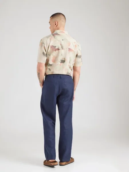 Pantaloni eleganți Aden bleumarin