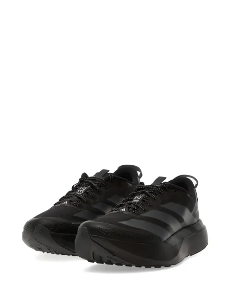 Dryžuotas briaunotas ilgas marškinėliai Adidas juoda