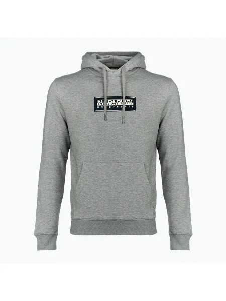 Мъжки суитшърт Napapijri B-Suze H medium grey melange сиво