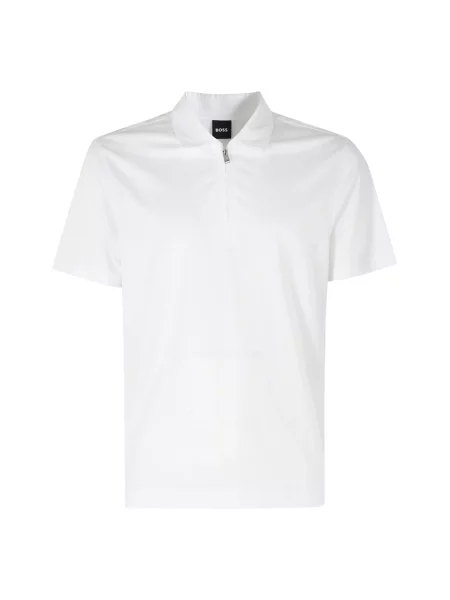 Koszulka polo Boss biała