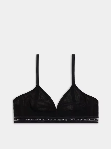 Бюстгальтер Armani Exchange черный