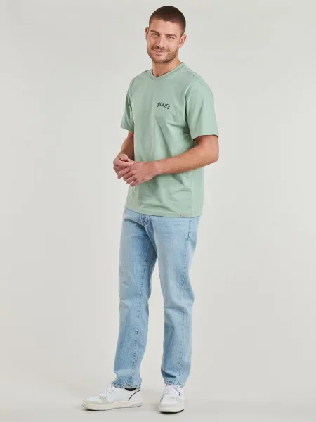 Tricou Dickies cu model piele de șarpe verde