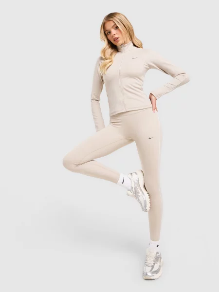 Nike Leggings One Dri-Fit Seamless High Rise Gls beżowe